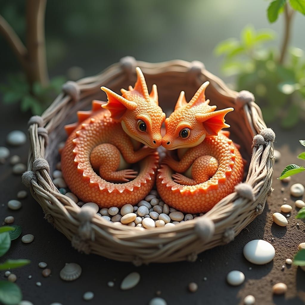 Boys Discover Hatching Dragon Nest