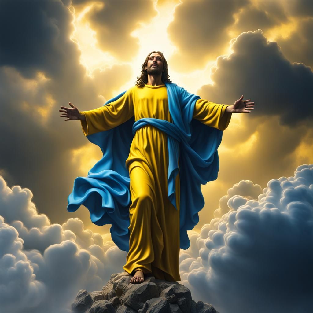 Jesus Ascending: Photorealistic 3ds Max Render