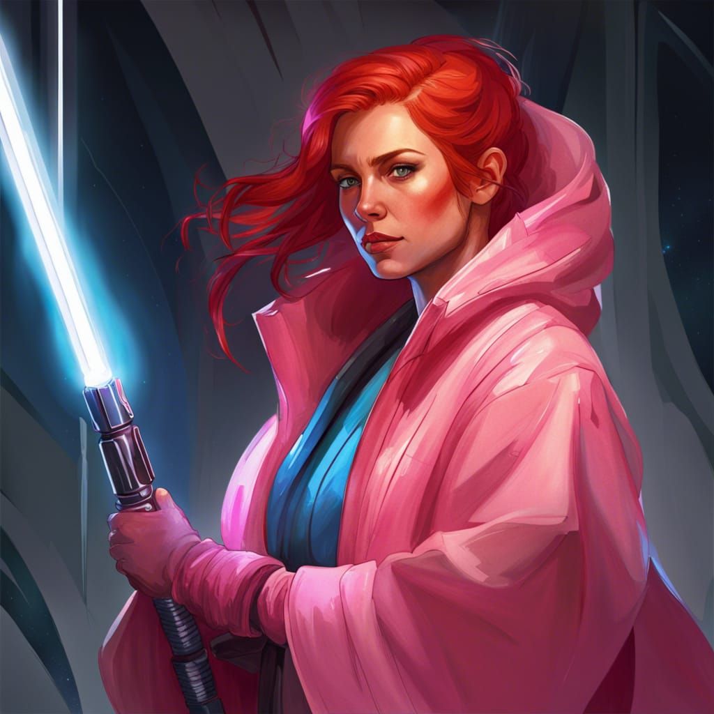 Red-Haired Jedi Knight Concept Art