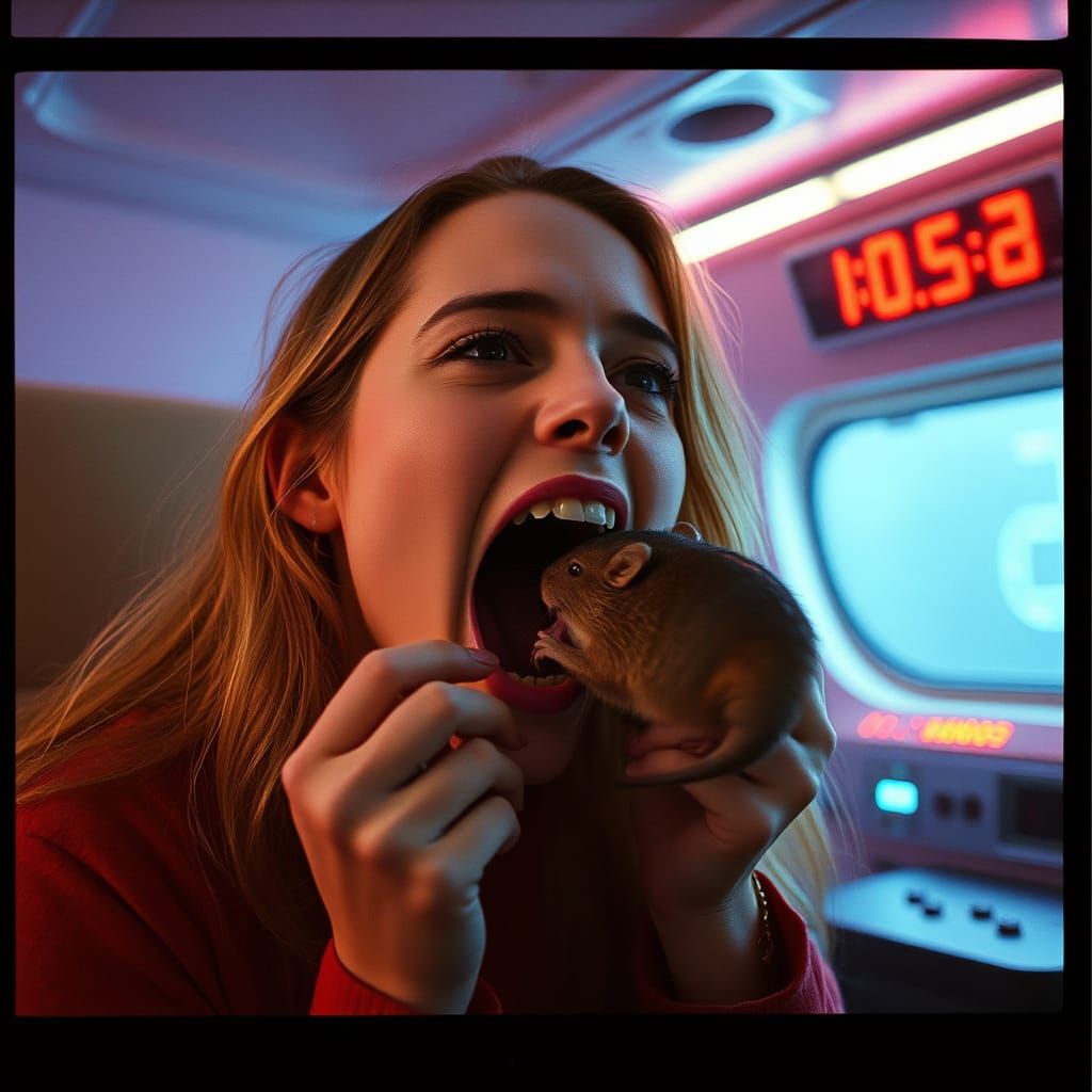 Alien Encounter: Cinematic Film Still of Epic Proportions