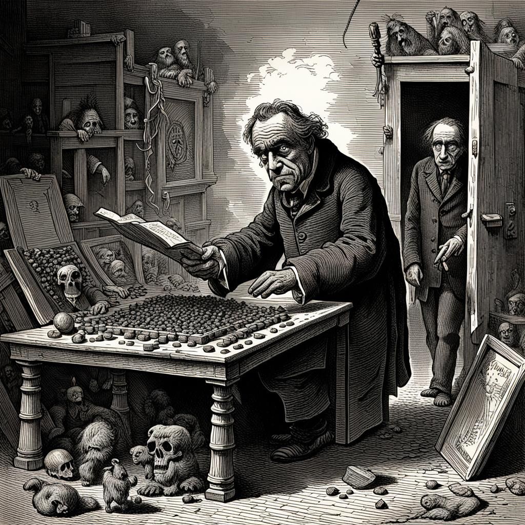 caricature, the numer Pi is everywhere --v 6.0 --ar 16:9 --p...