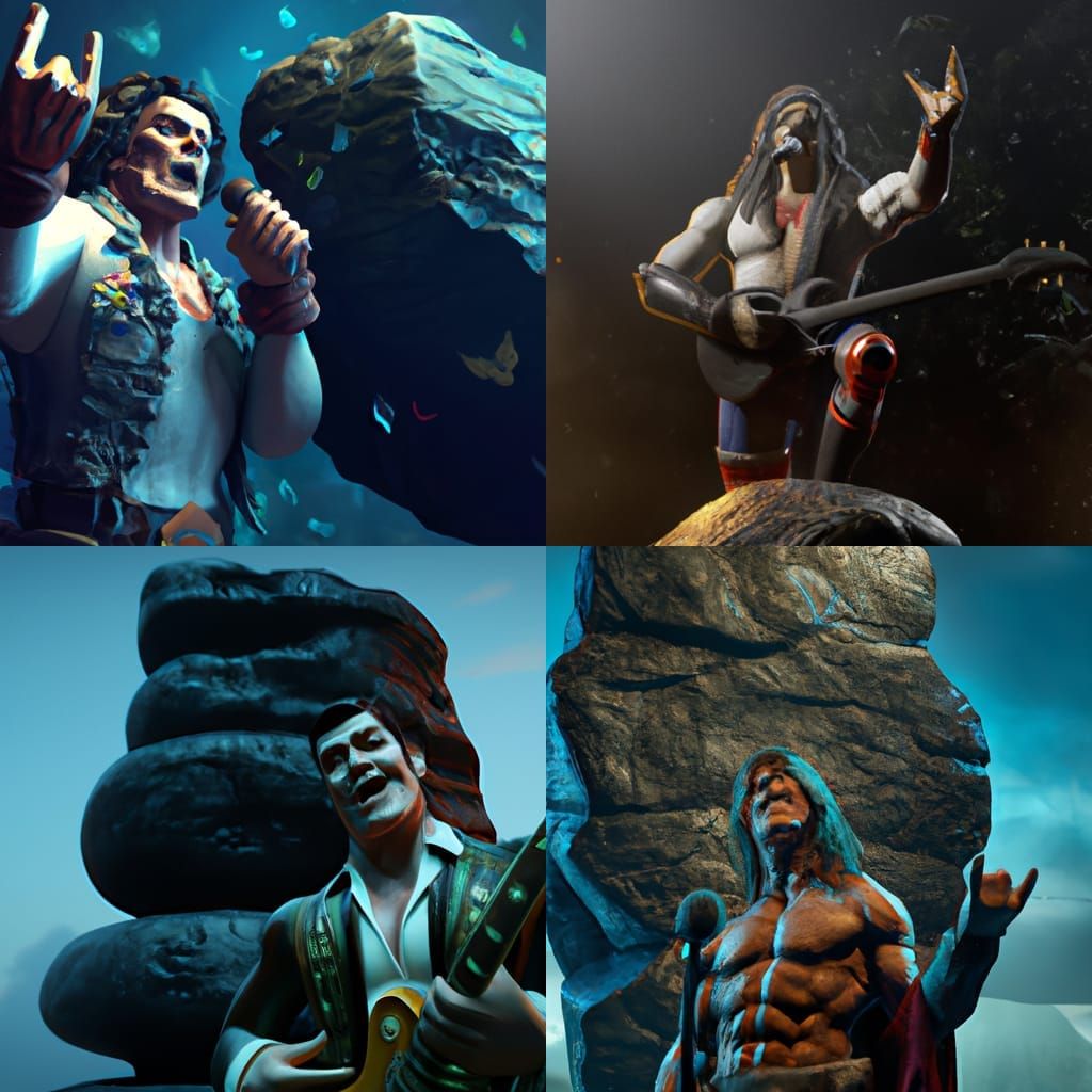 Rock Star: Dark Fantasy Concept Art