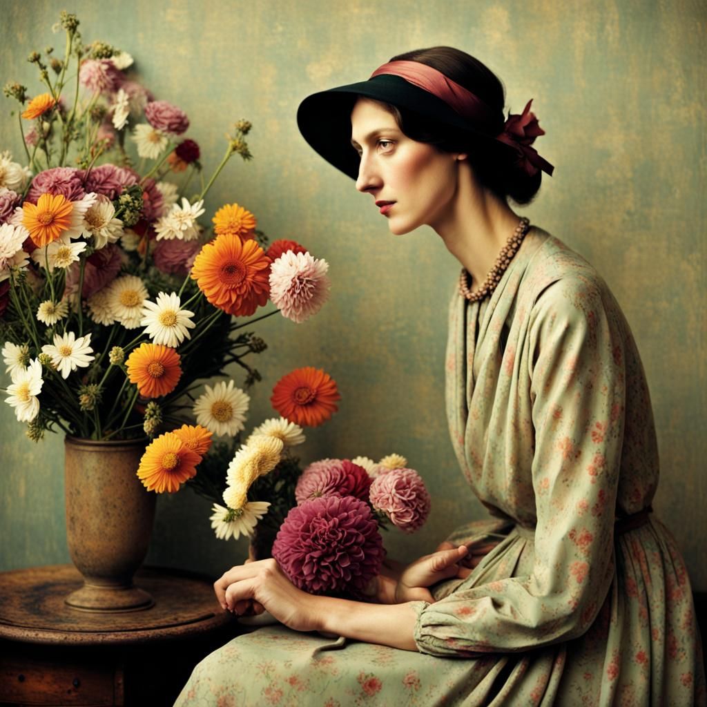 Mrs. Dalloway's Flowers: A Floral Still Life