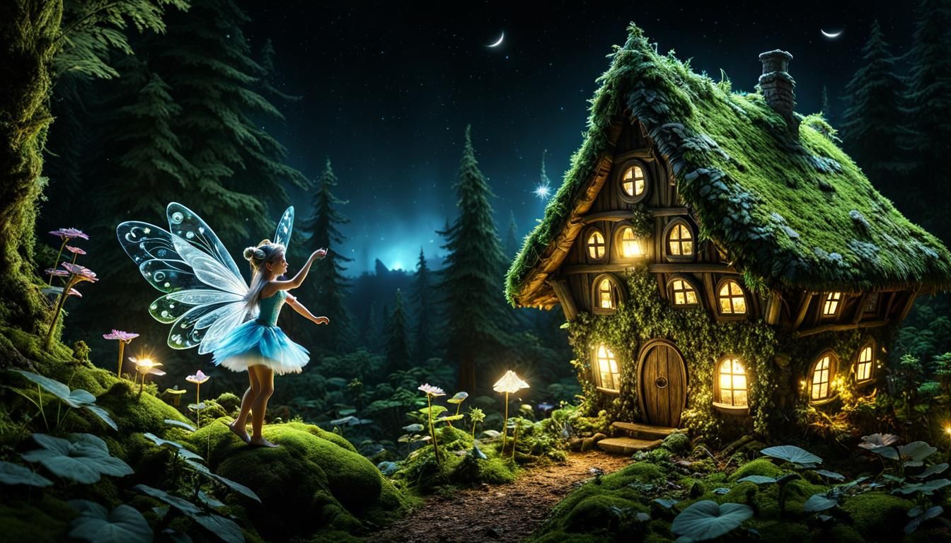 Fairy in an Enchanted village