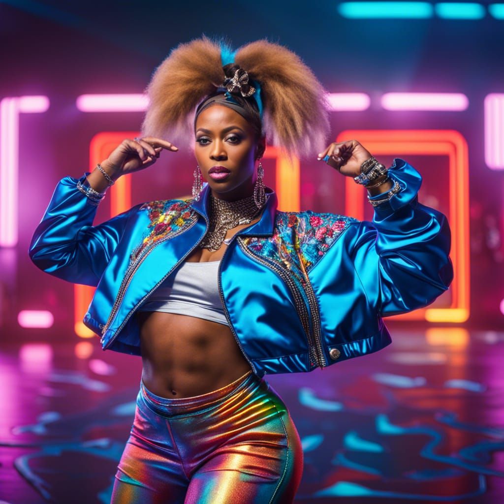 Missy Elliott Dances in Futuristic Hip-Hop Art