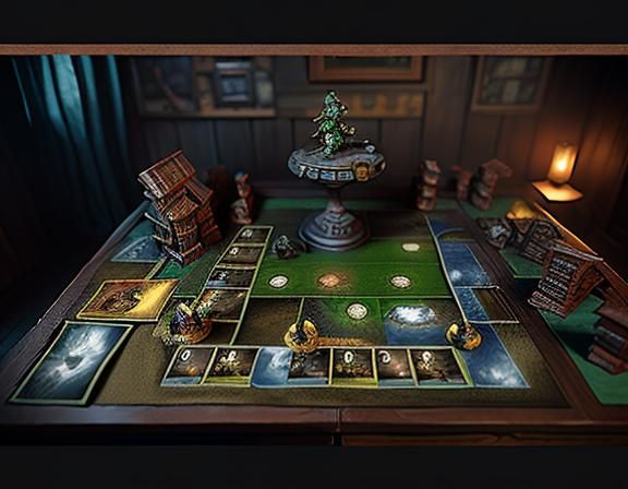 HeroQuest Game Night: A Dark Fantasy Scene