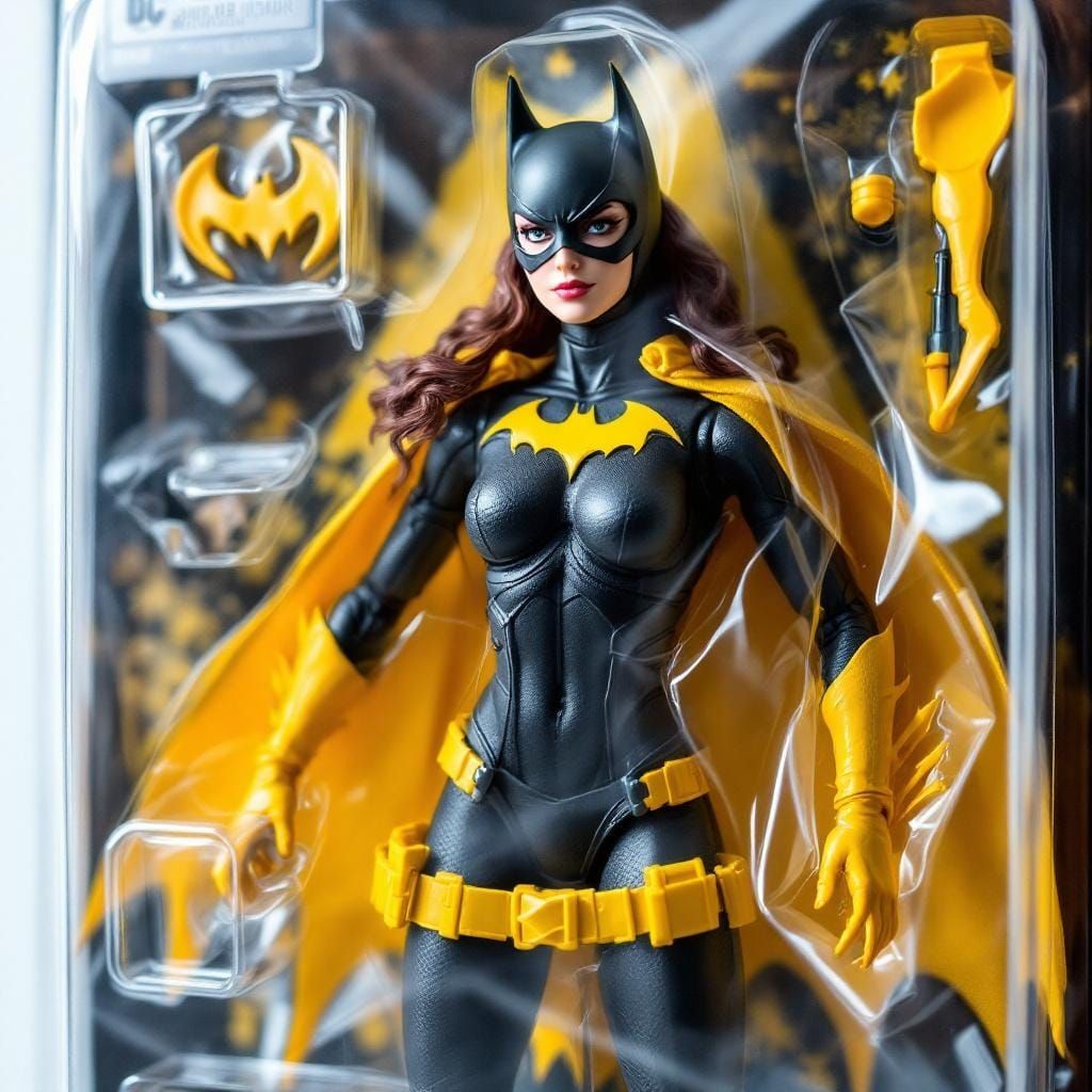 Batgirl as an Action Figure in Package