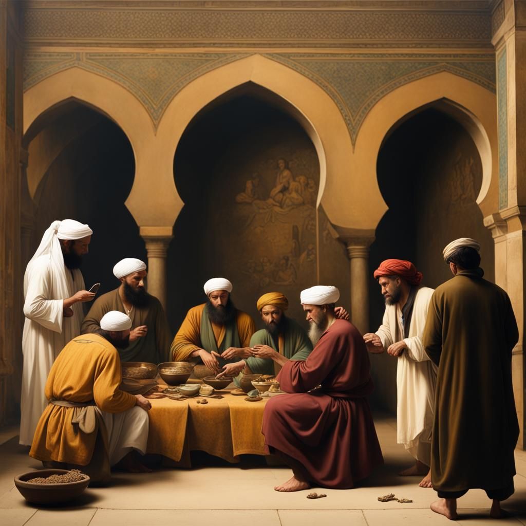 Islamic Mystics with Ali Baba: Orientalist Louvre Style
