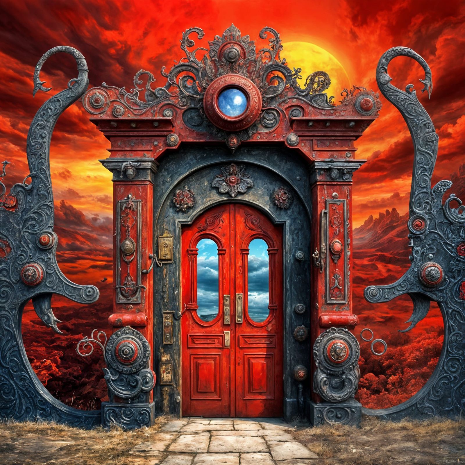 Magical Red Door