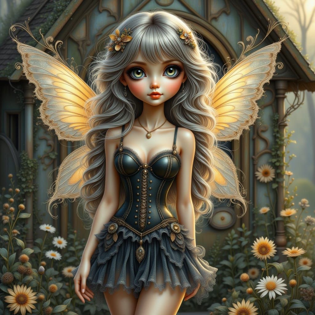 Gothic Fairy Poses by Mossy Cottage