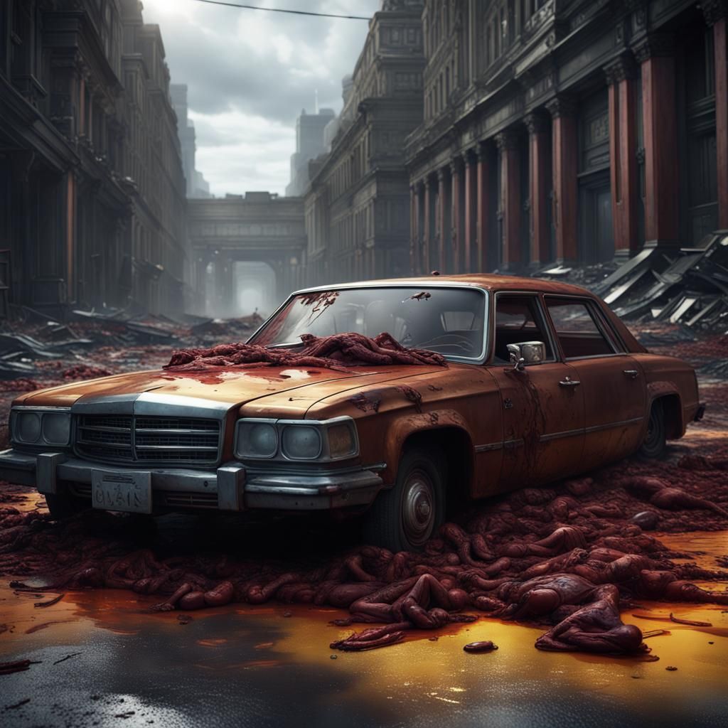 Rue's Death: Detailed Matte Painting with Deep Color