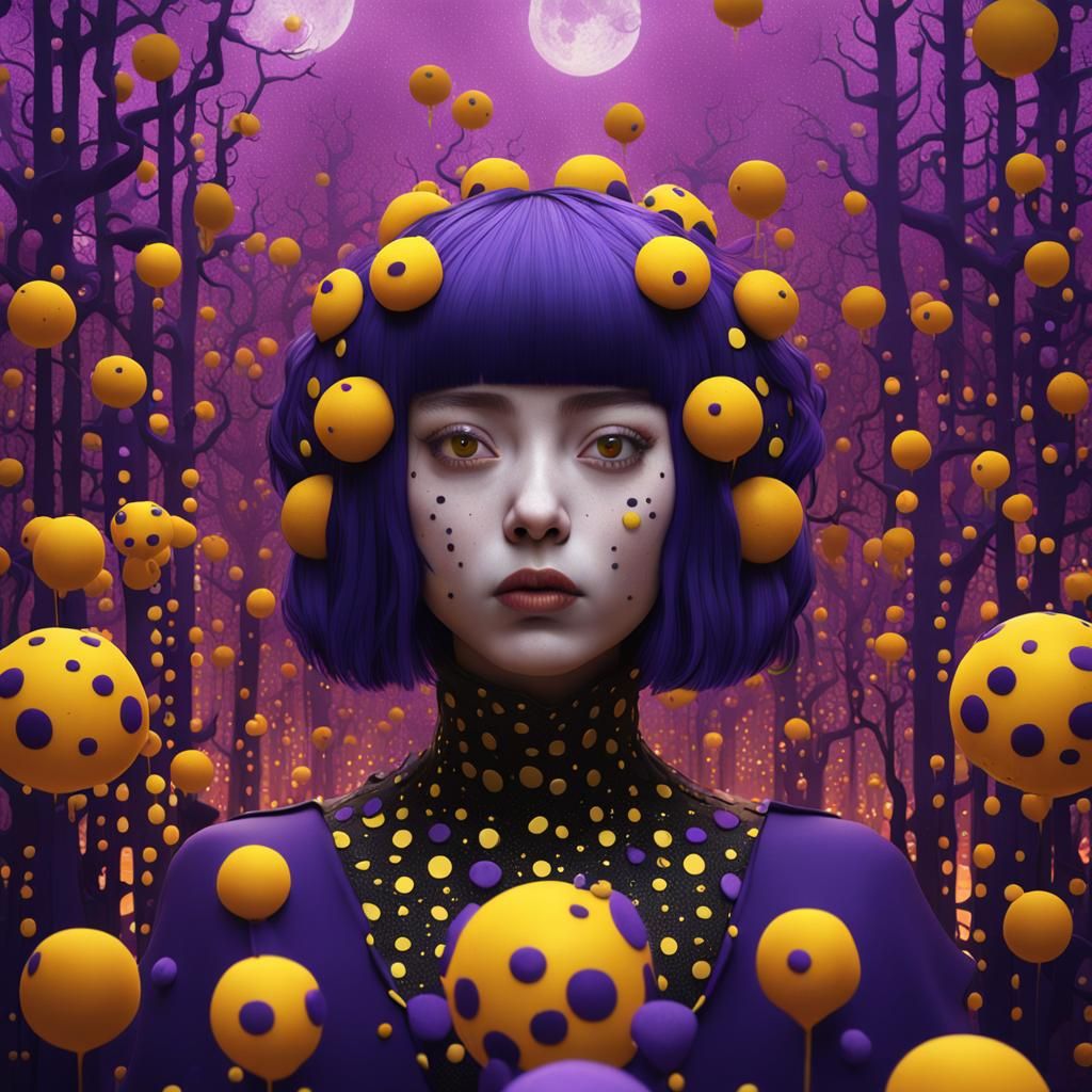 Gothic Girl in Dark Fantasy Style