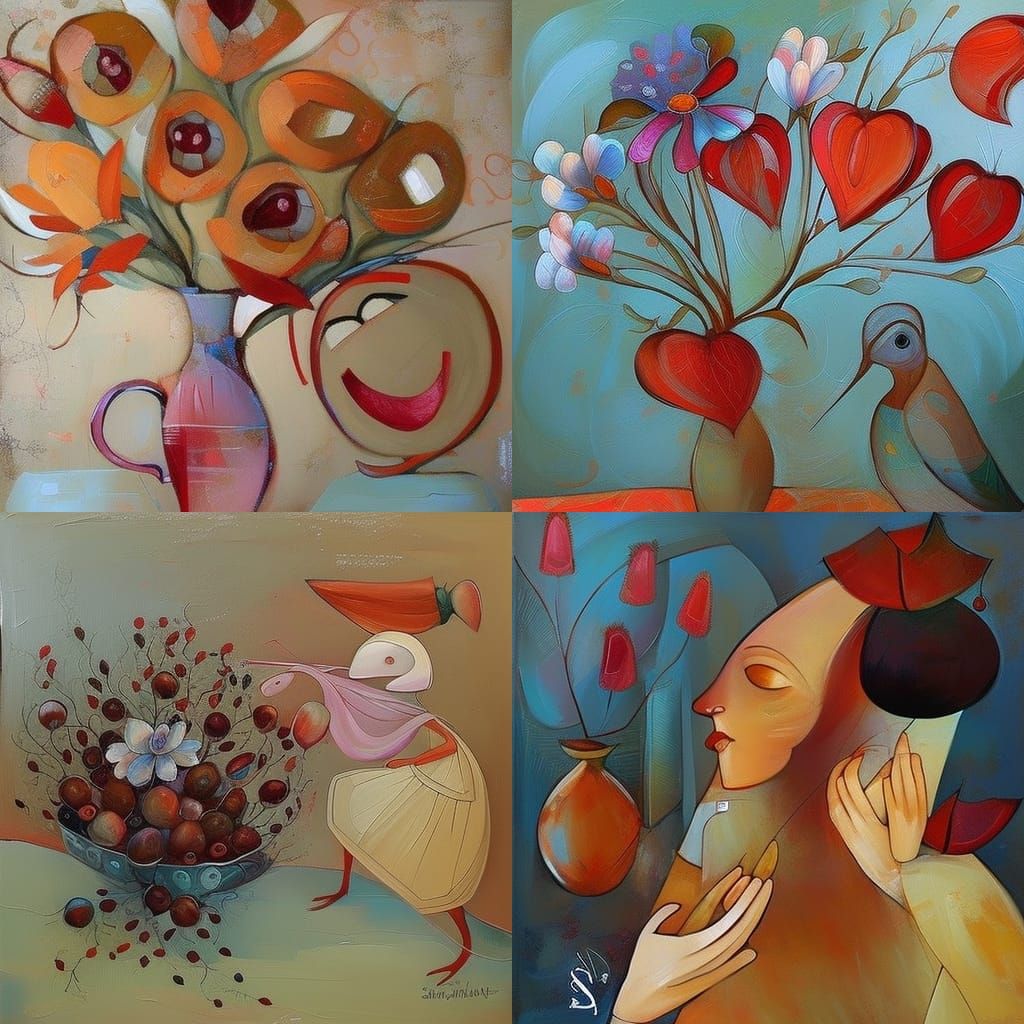 Digital Art in Style of Anna Silivonchik