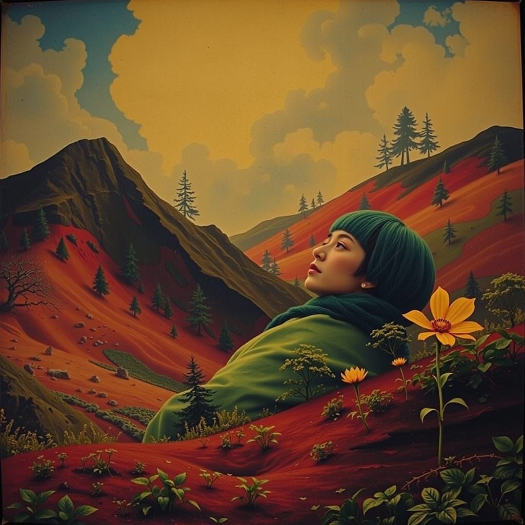 Mysterious Foggy Forest with Diverse Elements