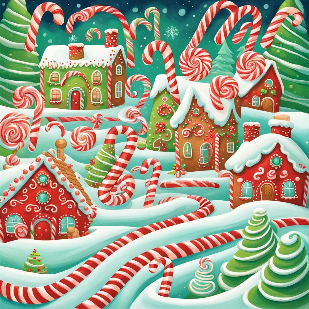 Candy Cane Lane: A Whimsical Winter Wonderland