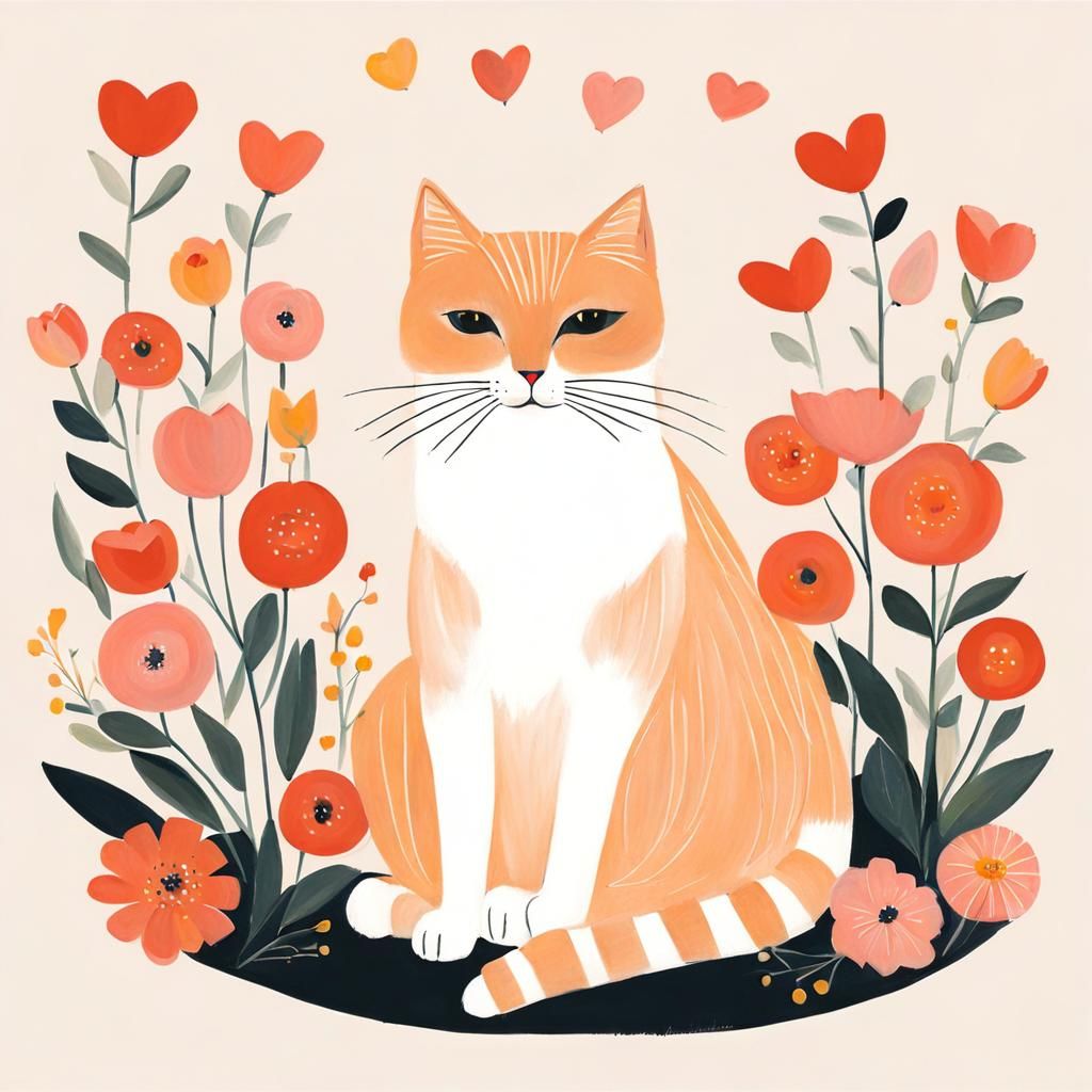 Abstract Portrait in Soft Pastel Hues