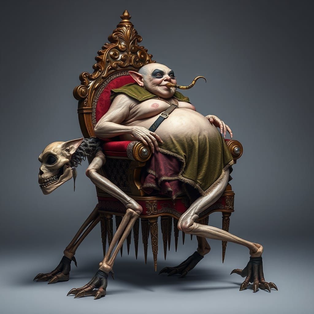 Gothic Horror: Gaunt Woman and Goblin Queen