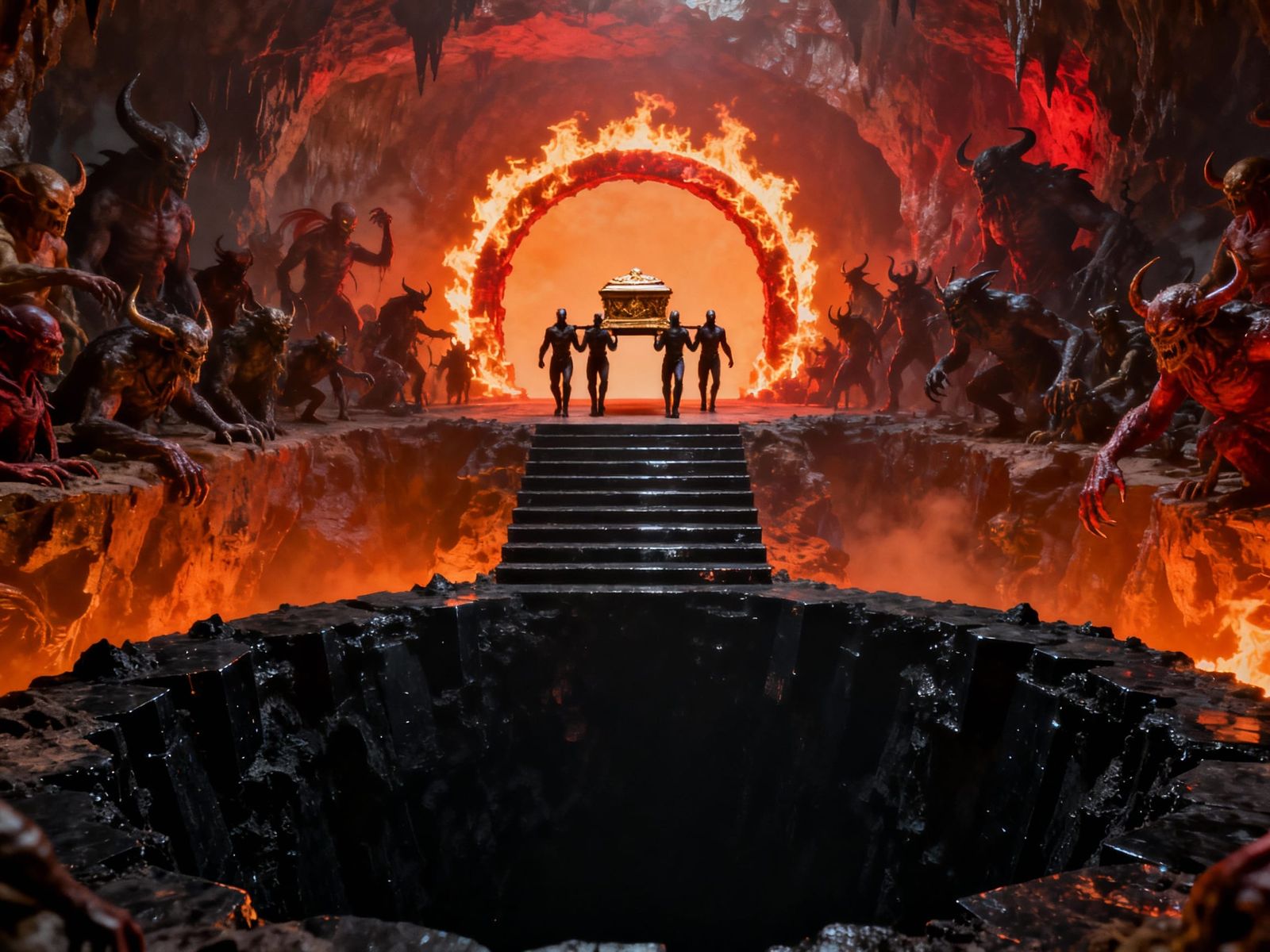 The Burial of Swayvill at the Pit of Chaos