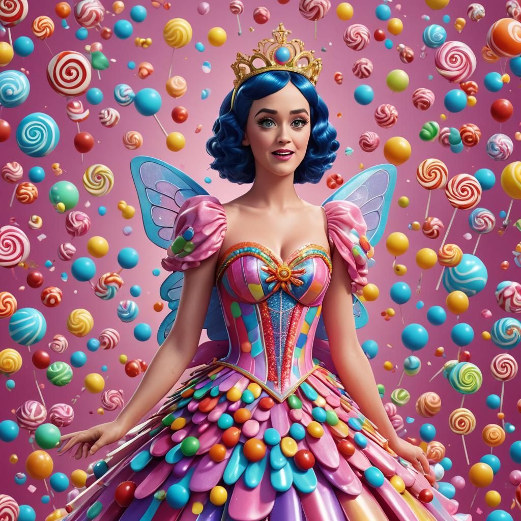 Katy Perry as Candy Fairy Princess in 3D