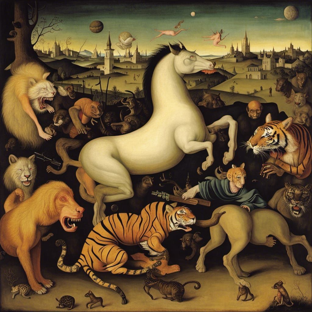 Surreal Chimera Inspired by Classical Masters