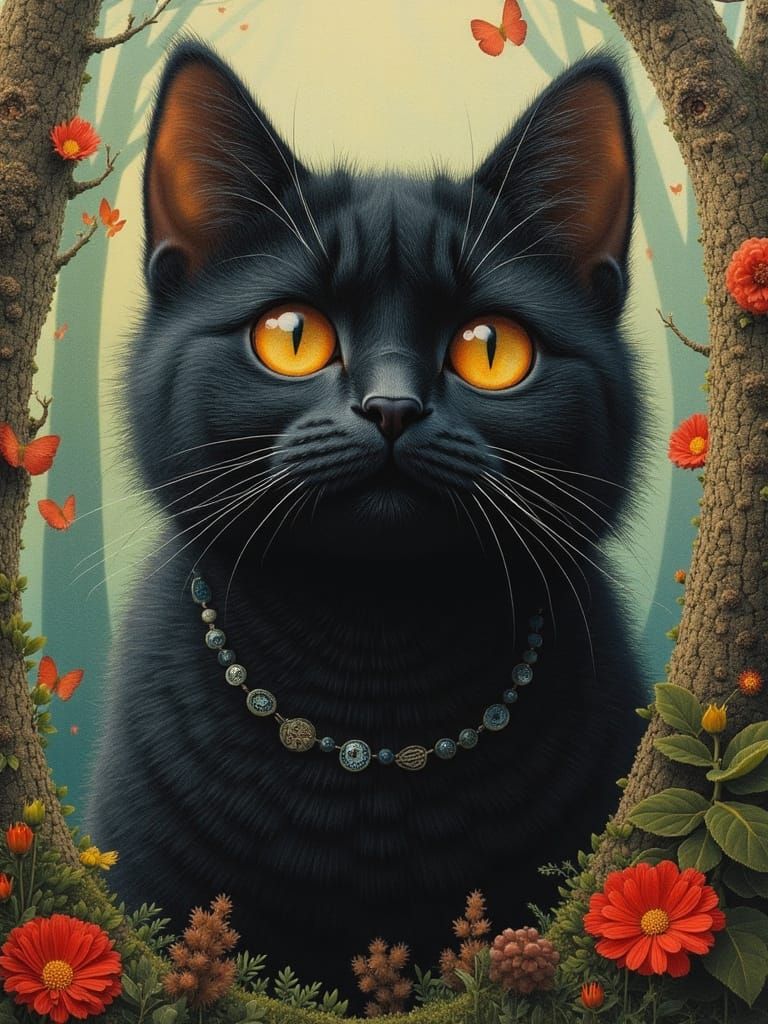 <lora:Somniorum:0.5>in a fusion of surrealism and portraiture in the style of fairy tale fantasy and modern art :: a DMT...