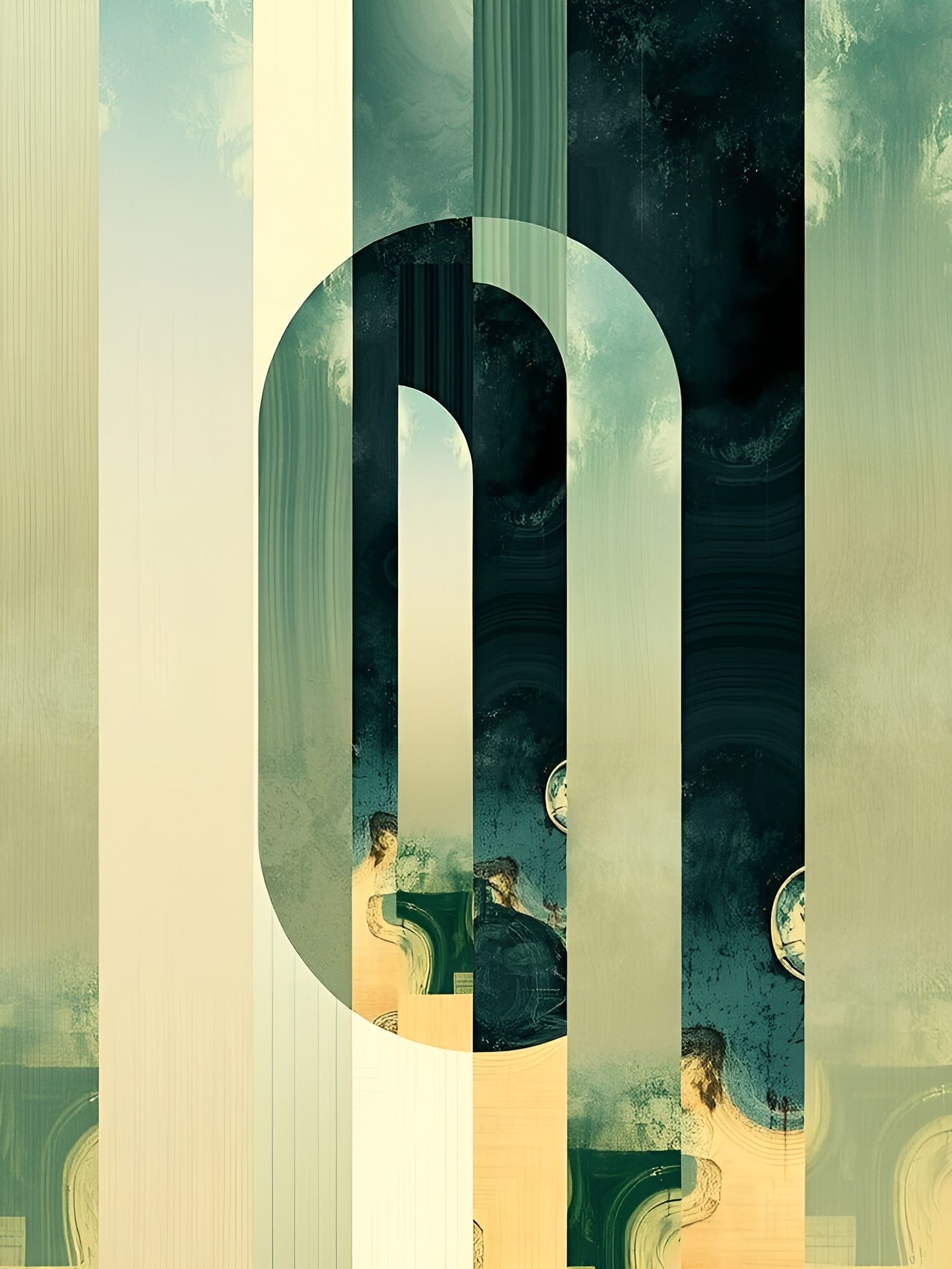 Fractured Cyberpunk Landscapes in Exponential Styles