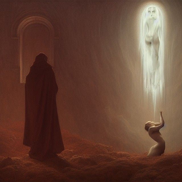 Disturbing Renaissance Painting of Eldritch Horror