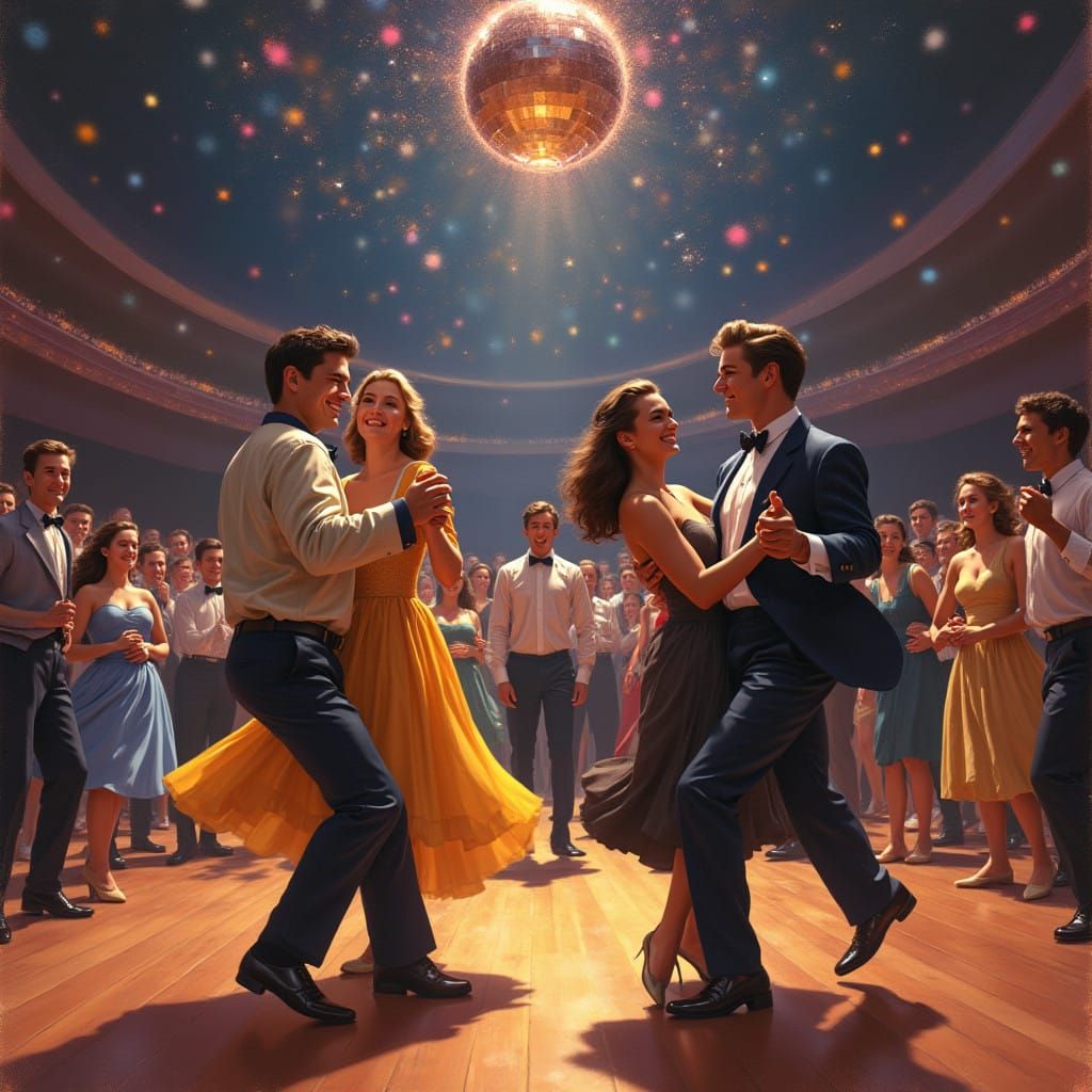 A 1950s High School Dance Filled with Joy and Nostalgia