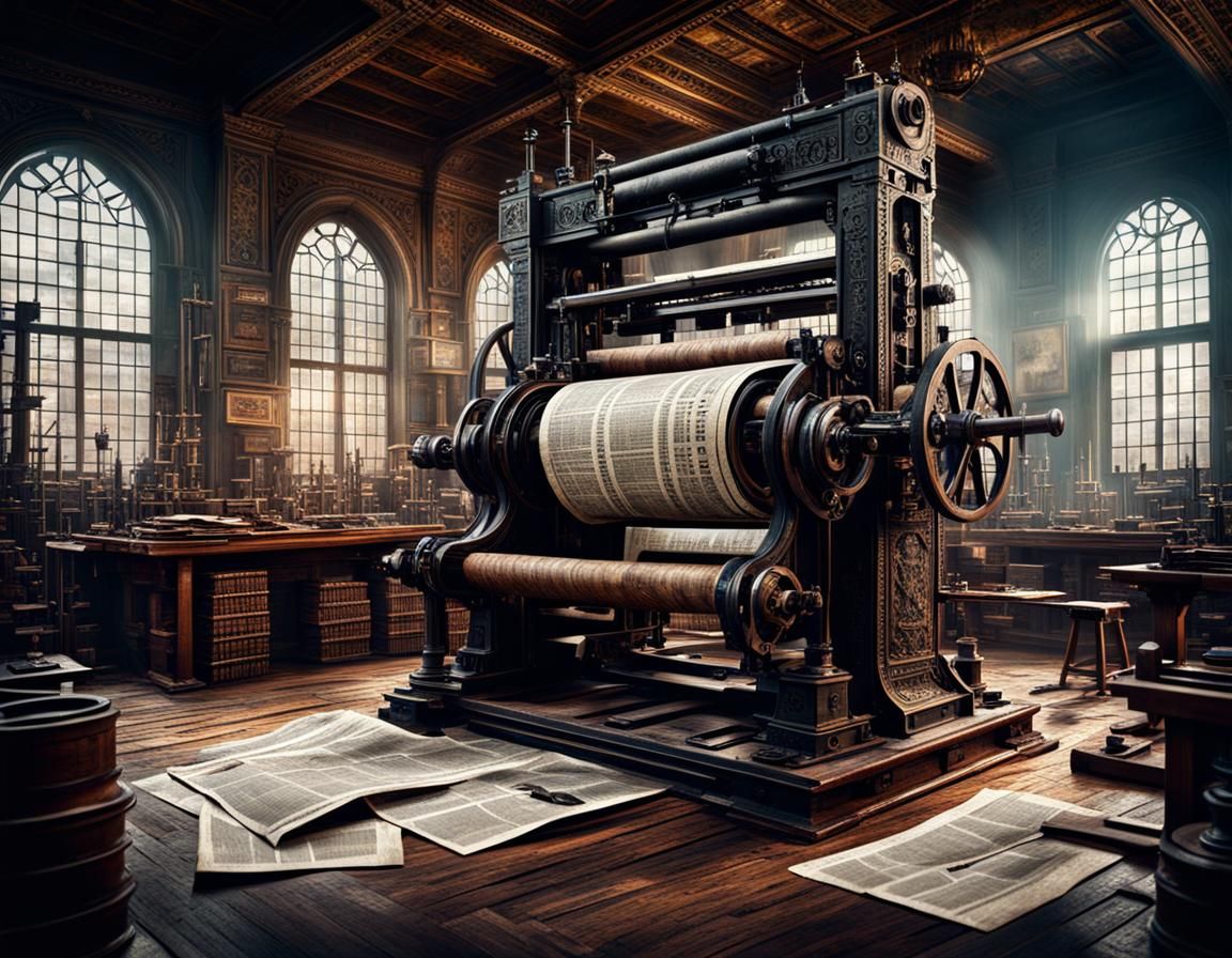The old printing press