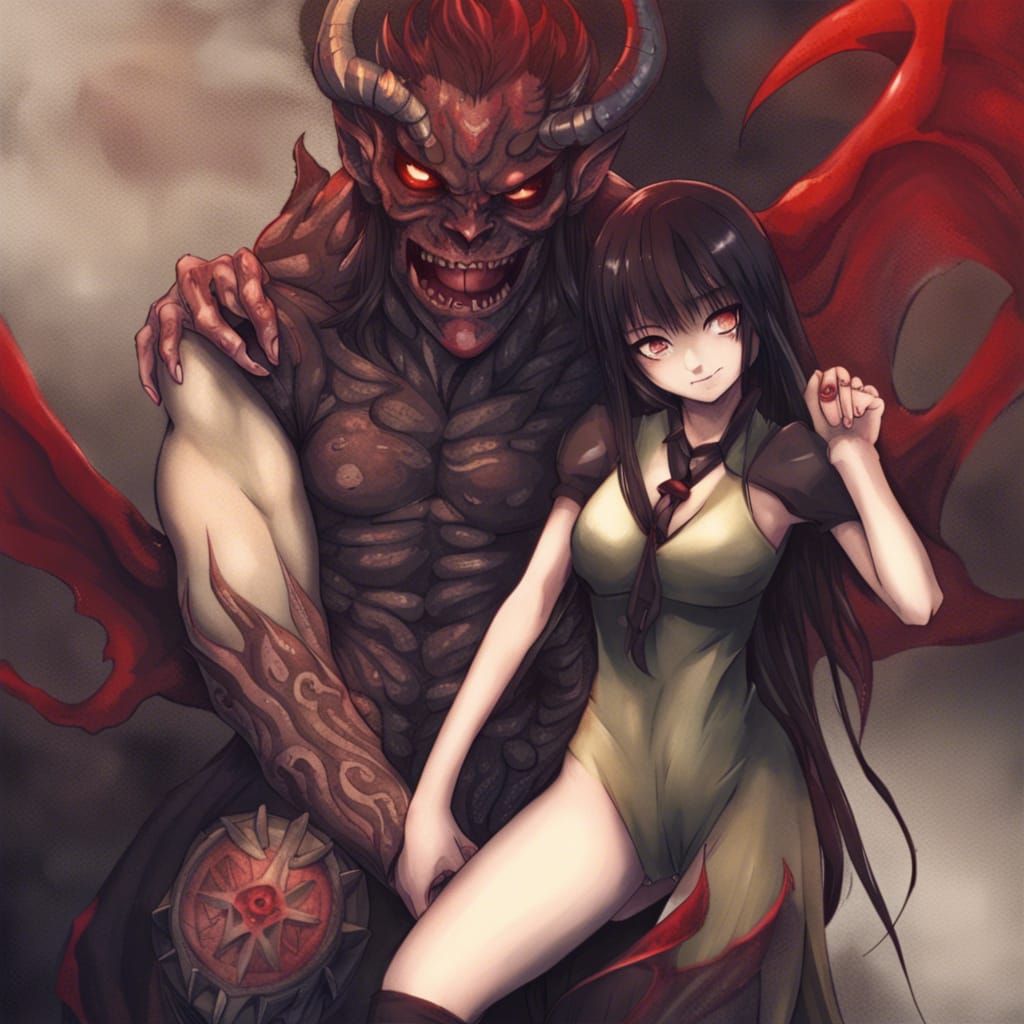 Demonic Pair: A Vision of the Infernal