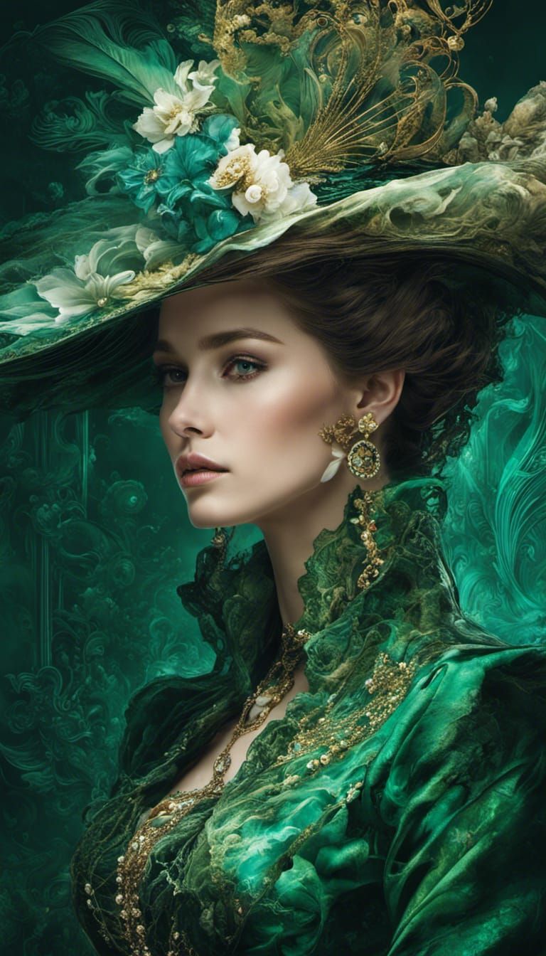Emerald green fashion