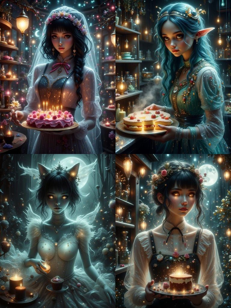 Ghostly Baker Serves Midnight Treats to Creatures of the Nig...