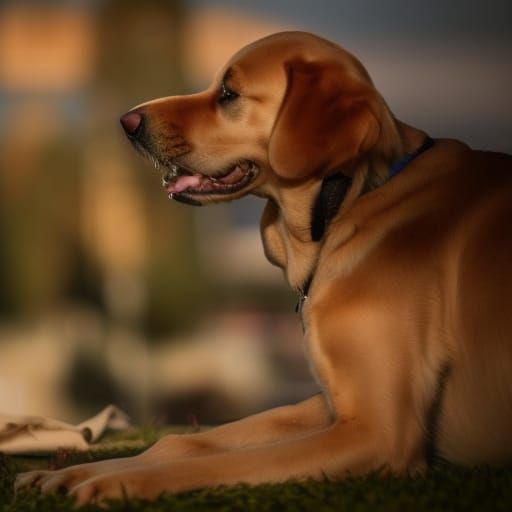 AI Generates a Simple Image of a Dog