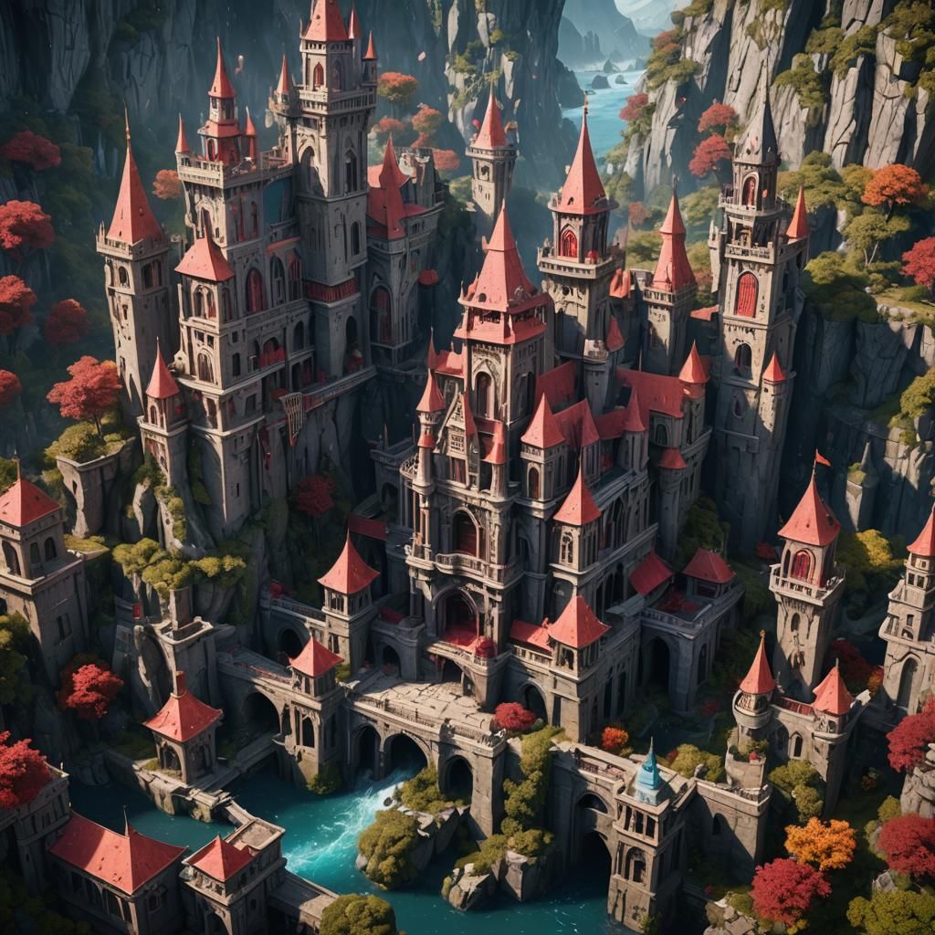 Ruby Gem in Detailed Fantasy Concept Art