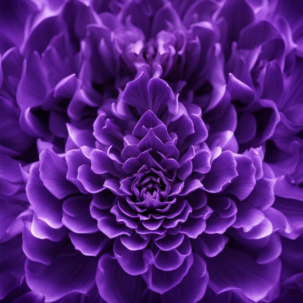 Violet Flame in Light and Protection: Hyperrealistic Image