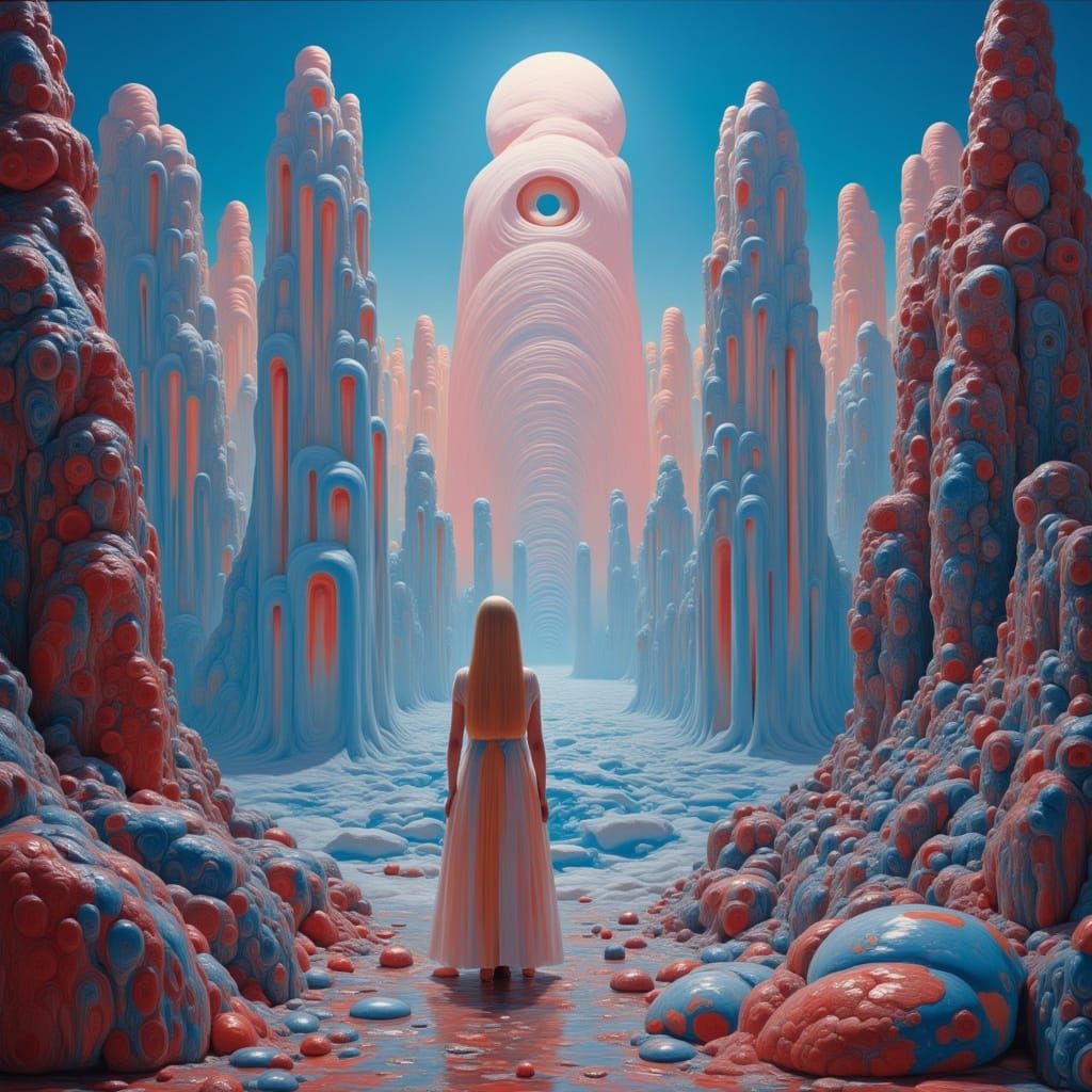 Ethereal Lovecraftian Metropolis Unfolds