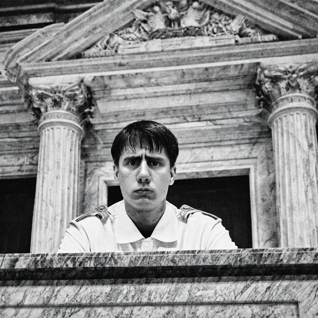 Dictator Portrait in Film Noir Style