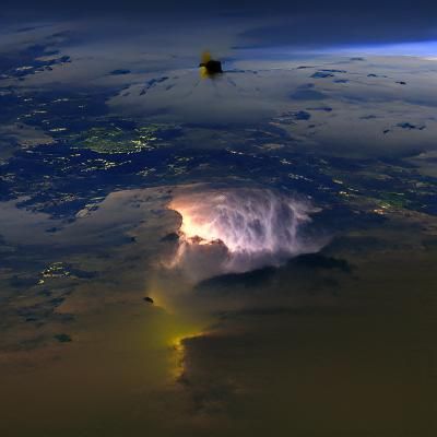 Distant Thunderstorm Approaching