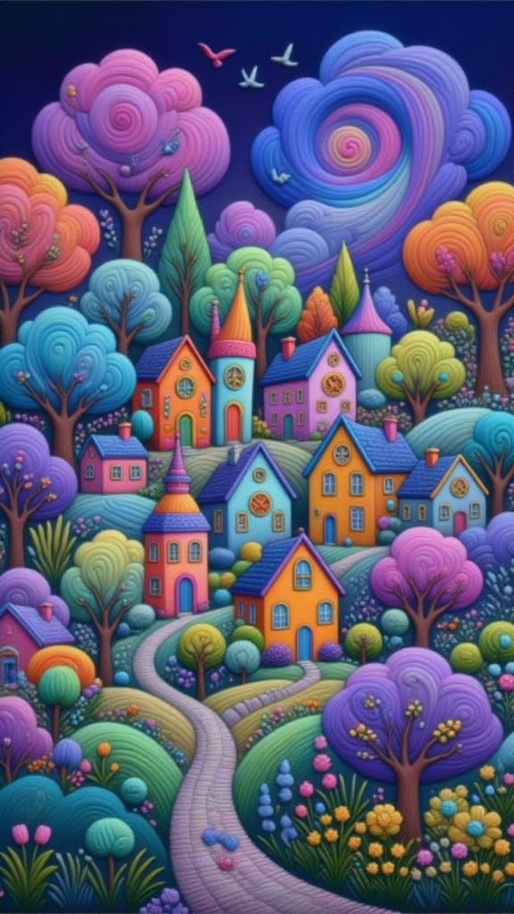 Whimsical Neighborhood