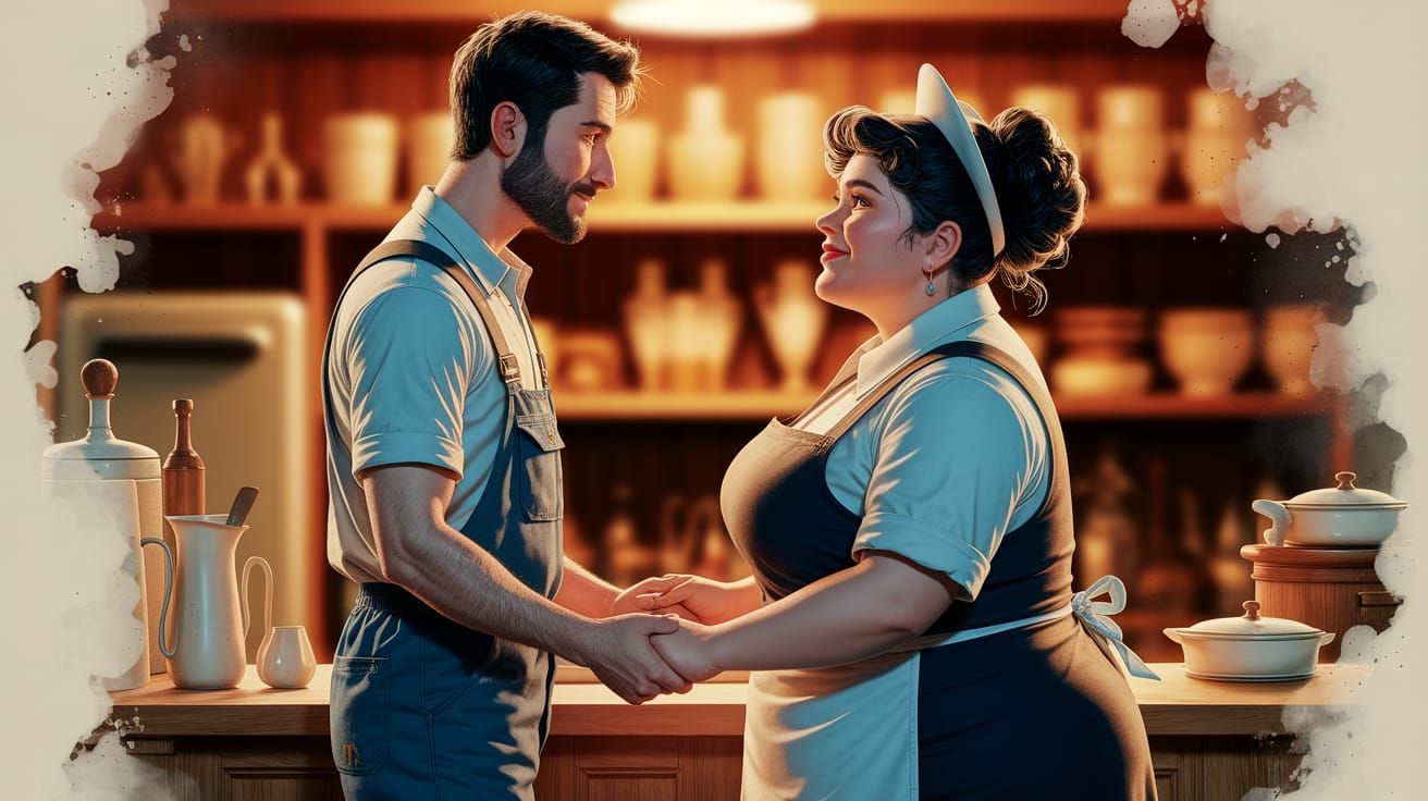 Tender Moment in Vibrant Alcohol Ink