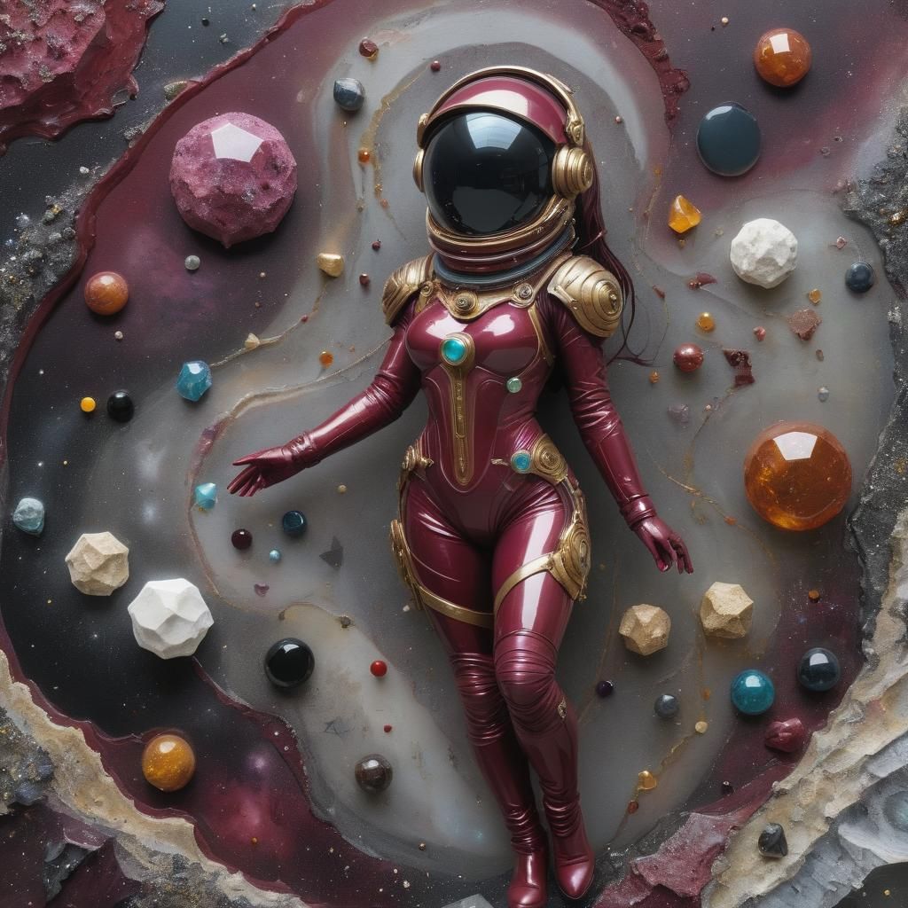 Maroon Spacesuit