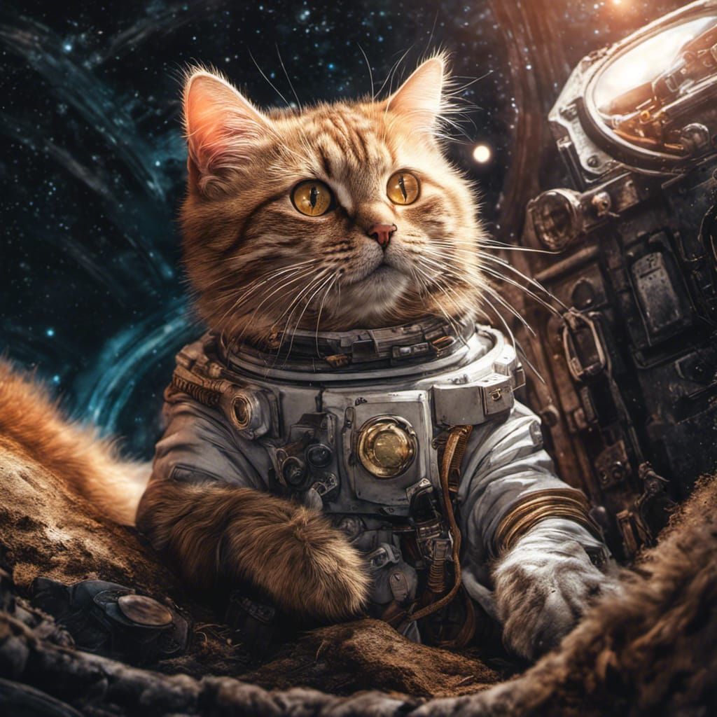 Astronaut Cat in Dead Space 🐱🪐