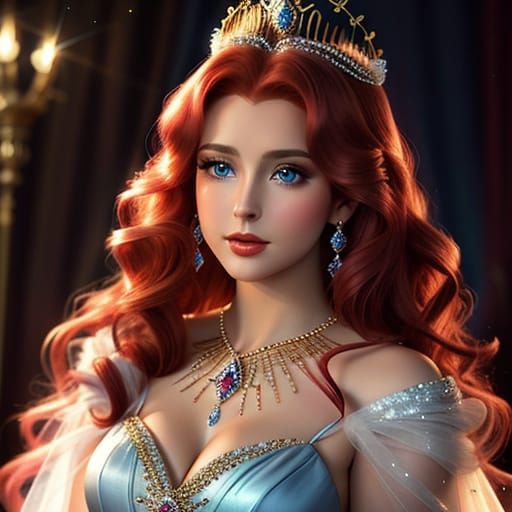 Glamorous Hollywood Goddess in Dazzling White Gown