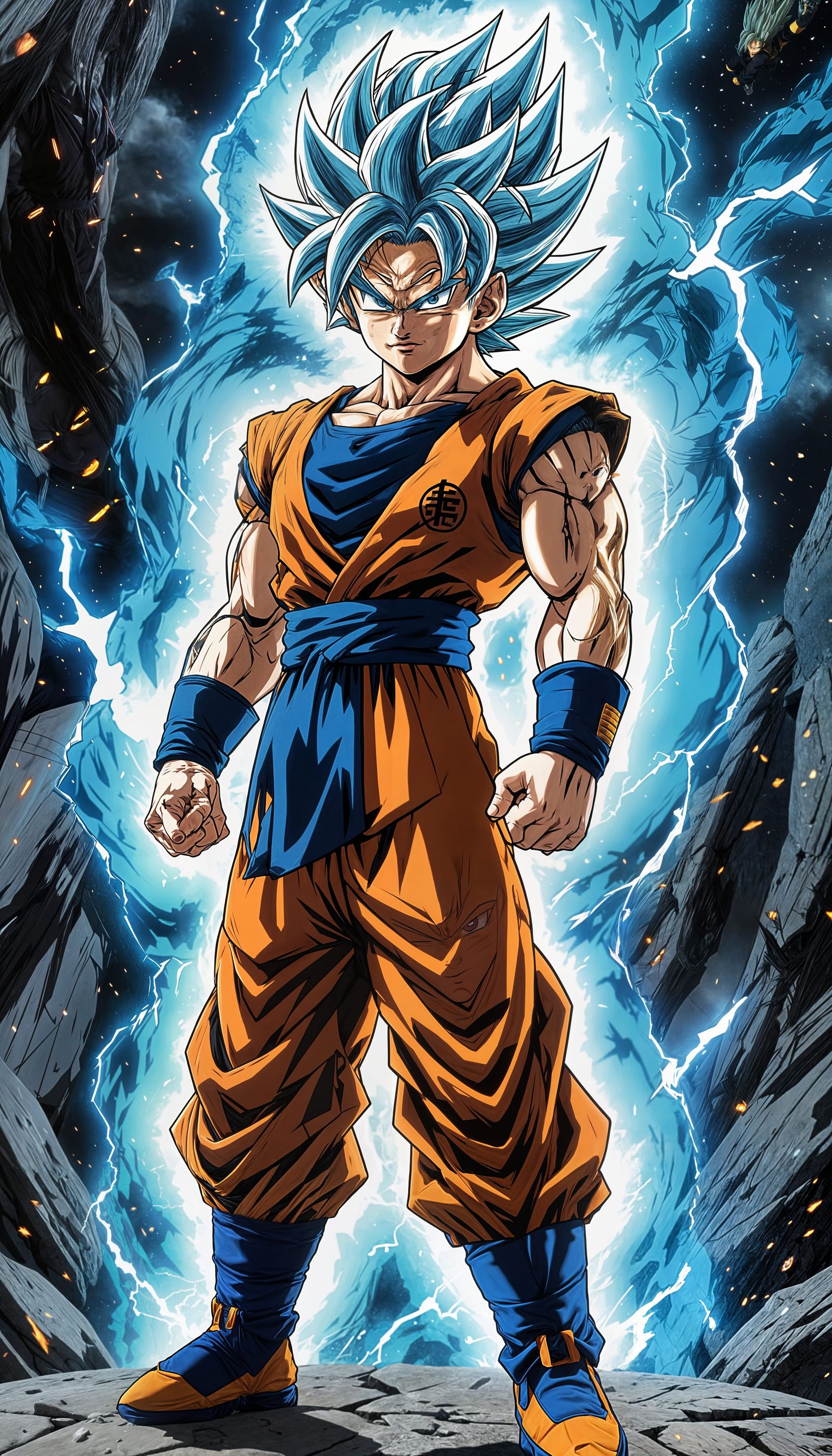 Goku Super Saiyan 4 with Ultra Instinct