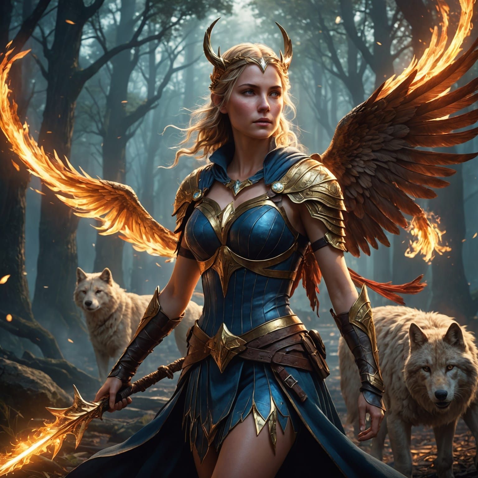 Artemis: Swift Huntress in Fantasy Concept Art