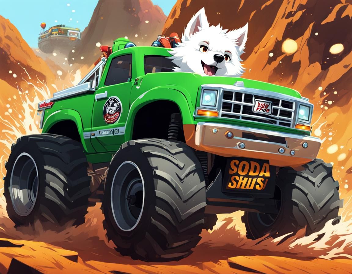 Monster Truck Wolfie