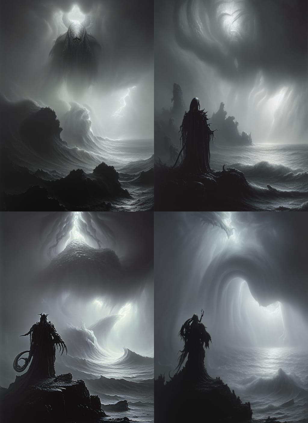 Cthulhu Rises: A Dark Fantasy Rendering