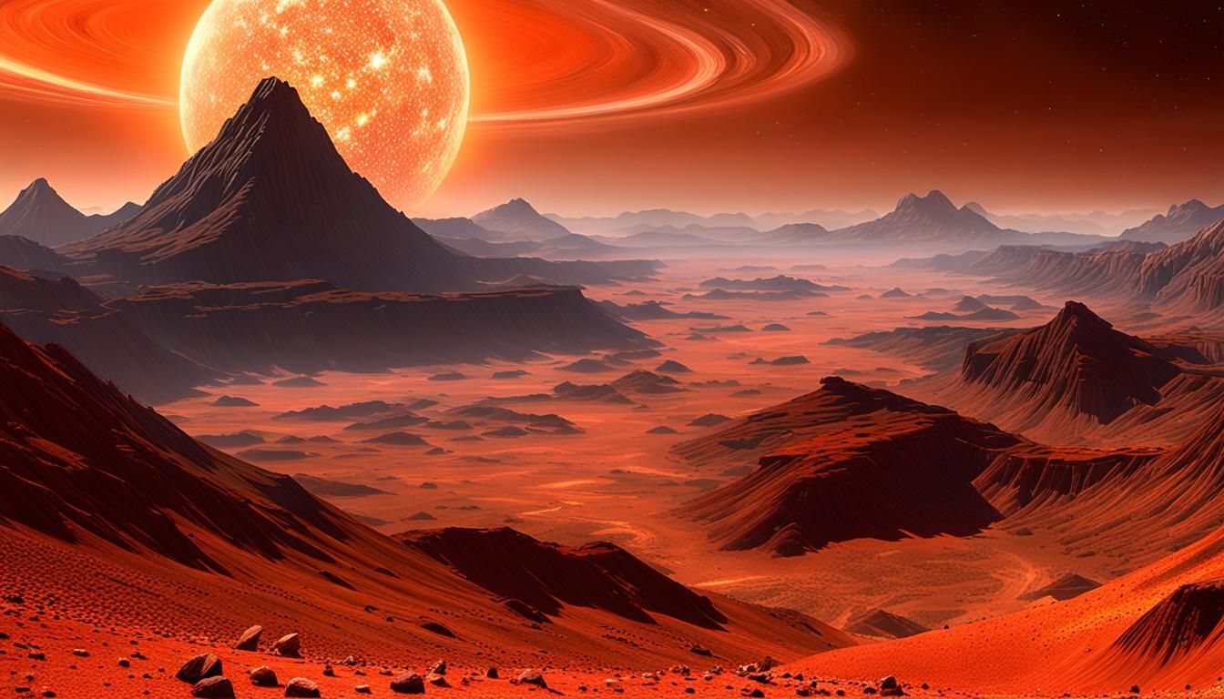 Proxima Centauri Planet: Desert World Artwork