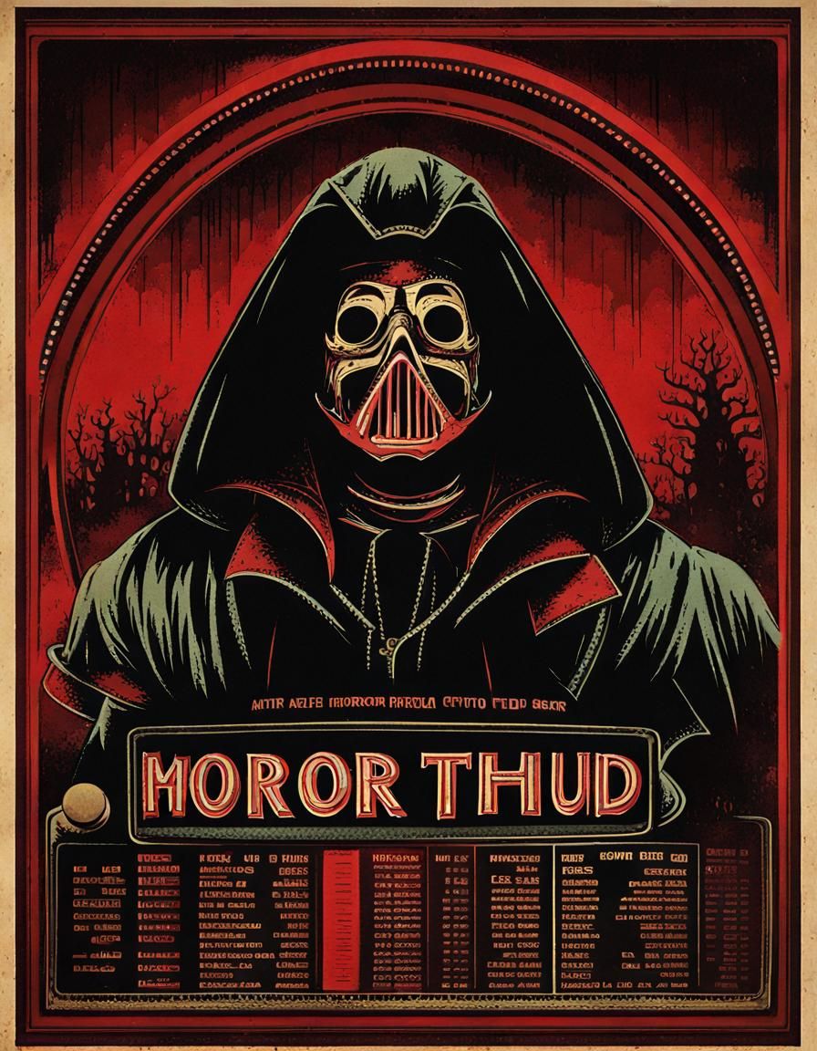 Analog Horror Movie Poster with Credits