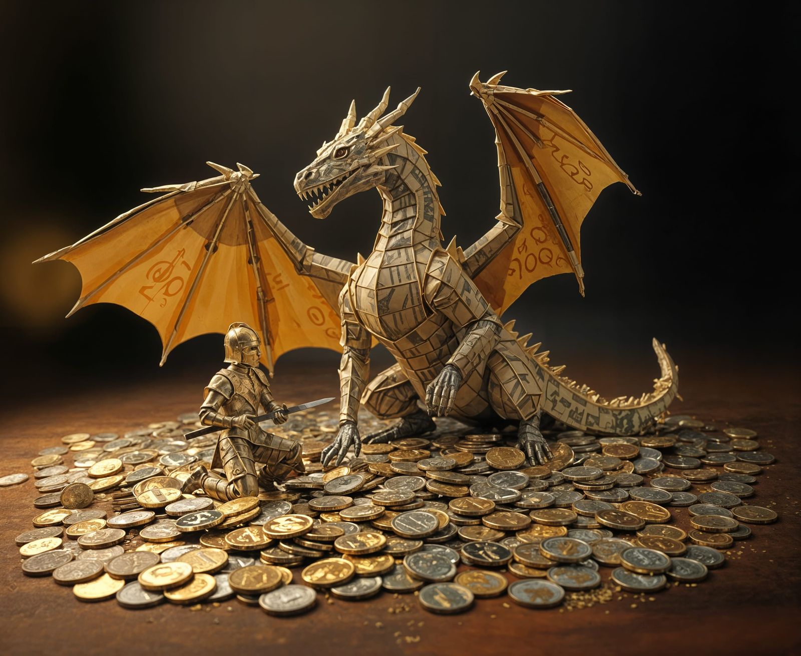 Knight Knighted by Money Dragon